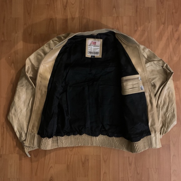 Marc Ecko Leather perforated bomber - Picture 2 of 12